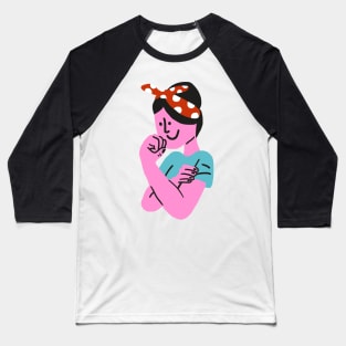 Strong Woman Baseball T-Shirt